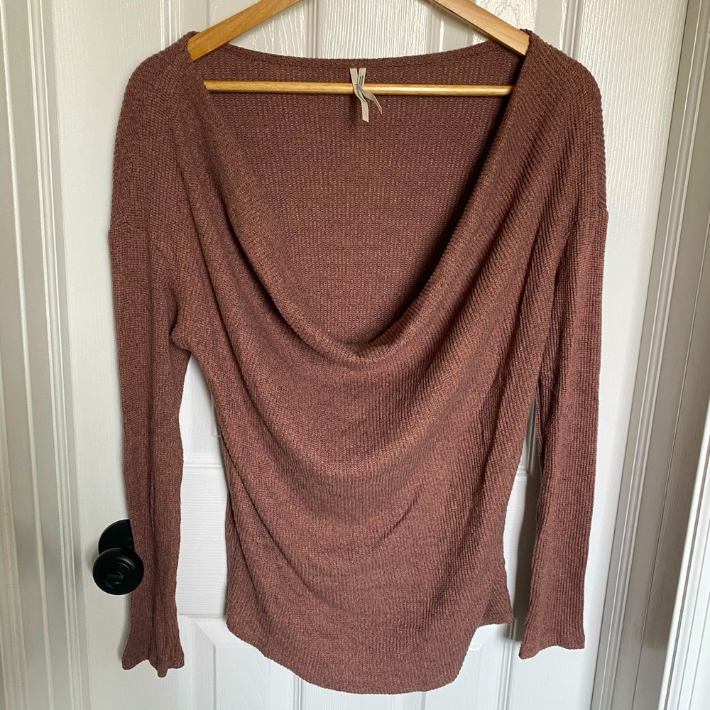 Anthropologie Cowl Neck Shirt